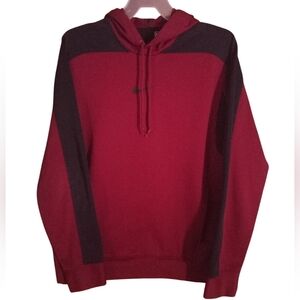 Mens Nike Hoodie Size Large Black/Deep Red